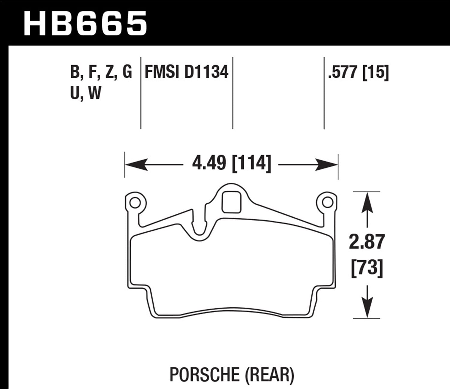 HPS 5.0 Disc Brake Pad