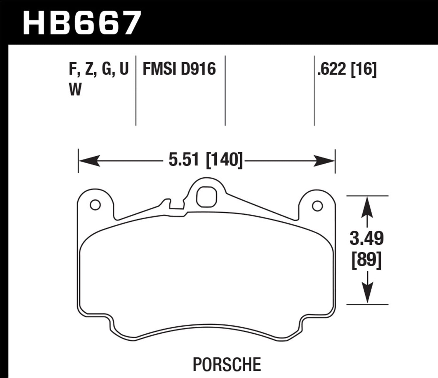 HPS 5.0 Disc Brake Pad