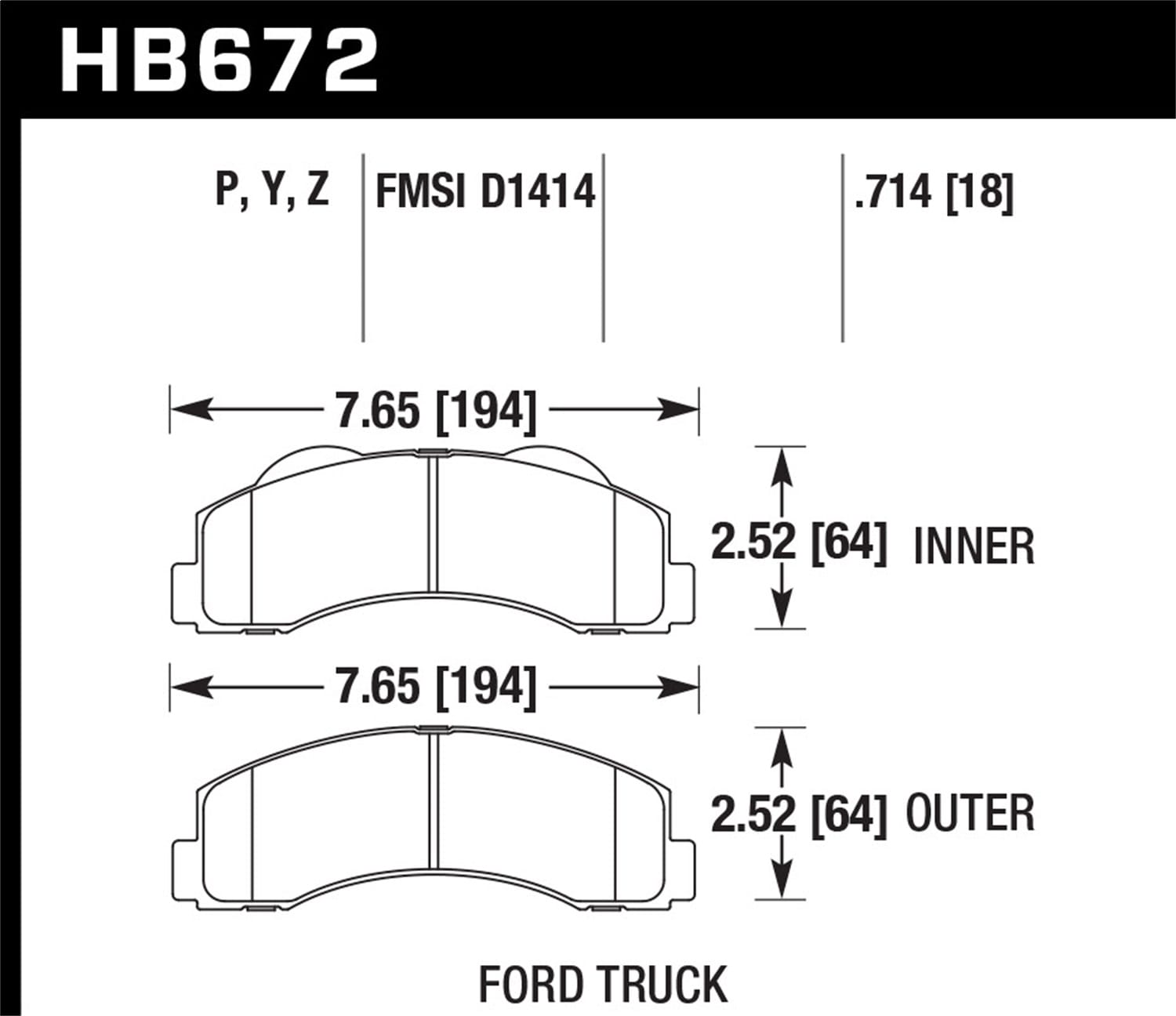 SuperDuty Disc Brake Pad