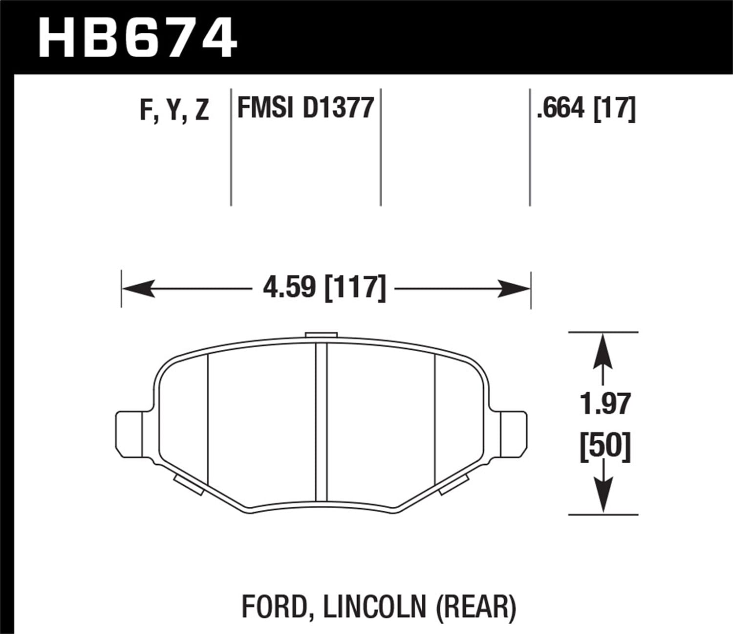 HPS 5.0 Disc Brake Pad