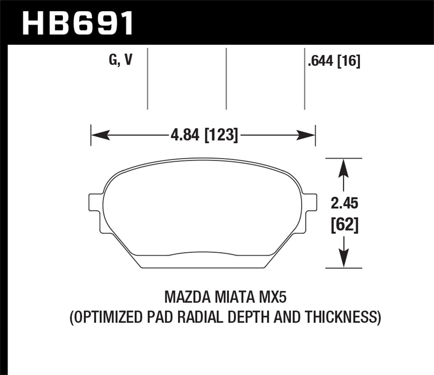 DTC-60 Disc Brake Pad