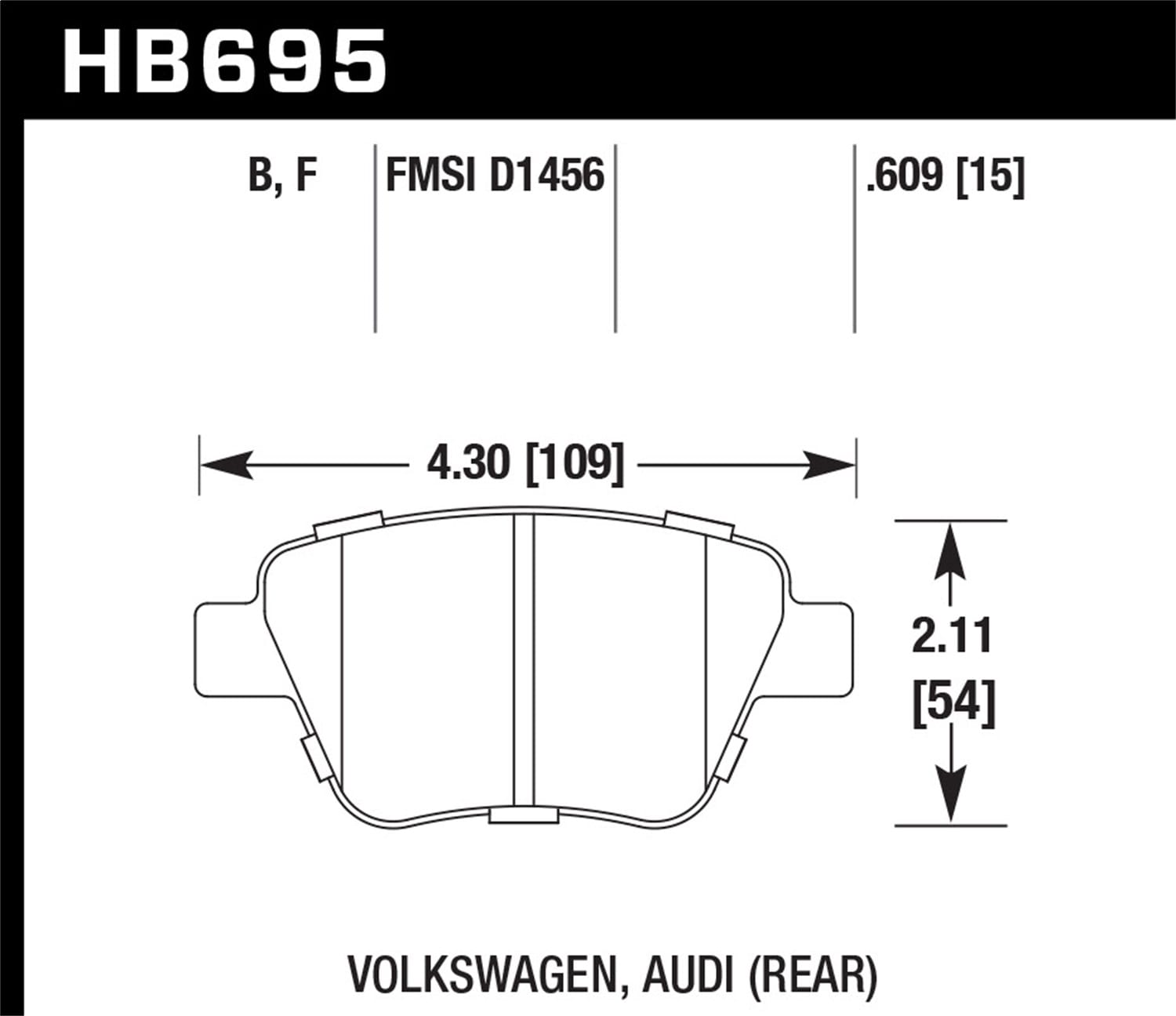 HPS 5.0 Disc Brake Pad