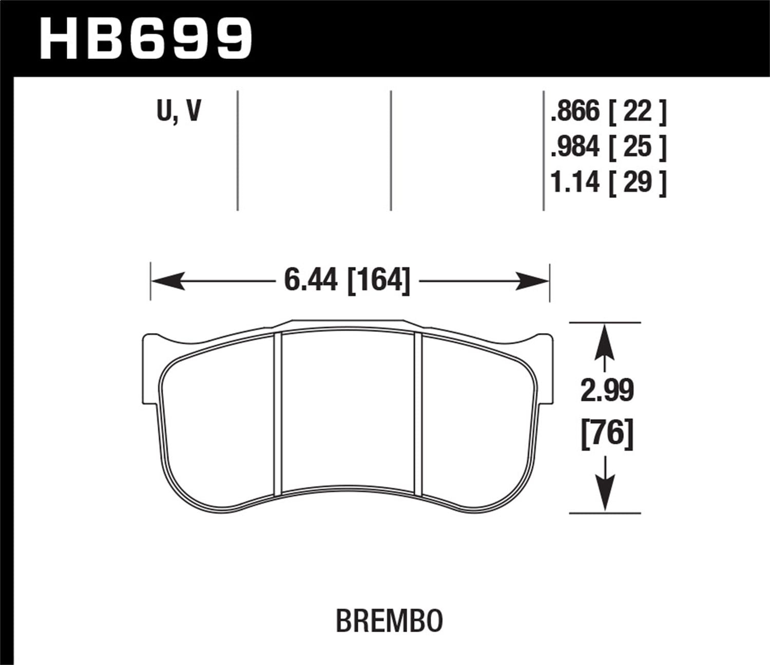 DTC-60 Disc Brake Pad