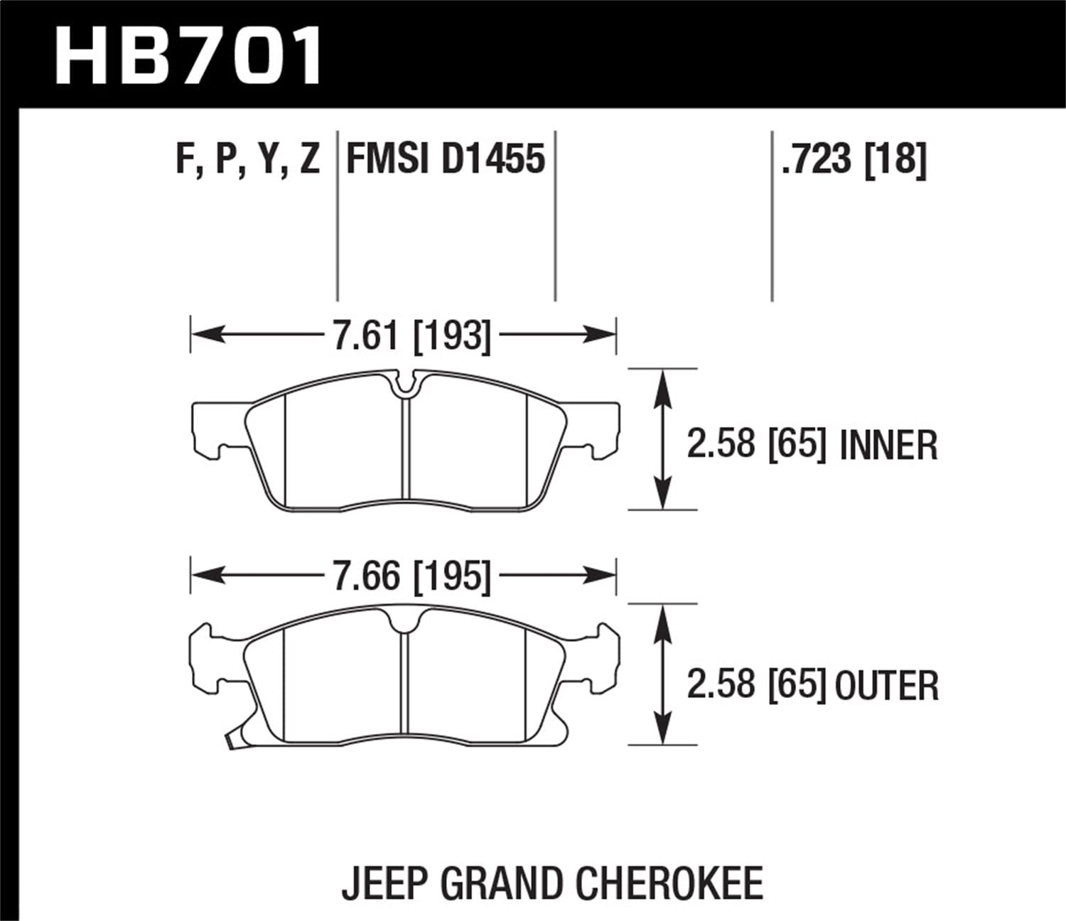 HPS 5.0 Disc Brake Pad