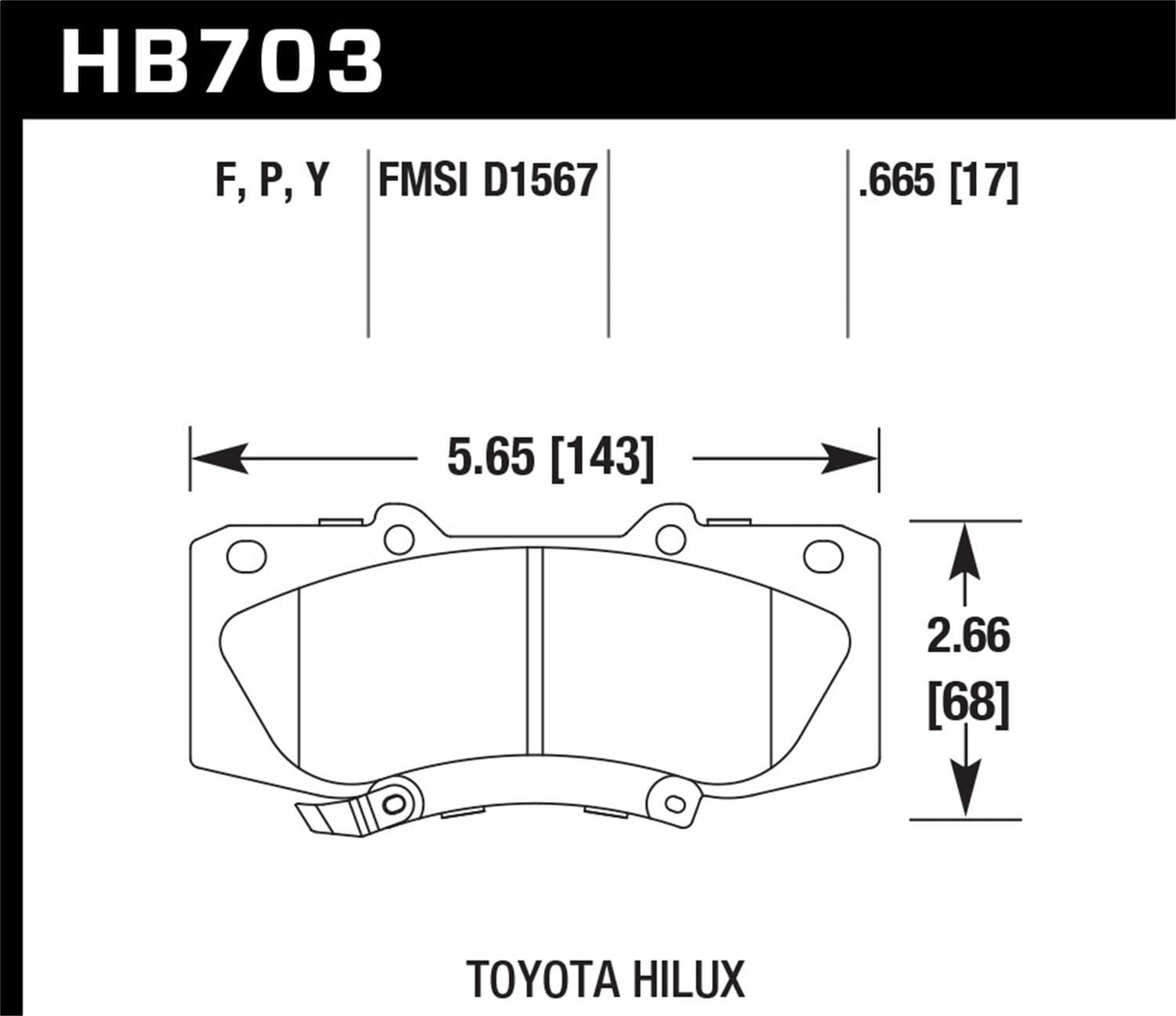 HPS Disc Brake Pad
