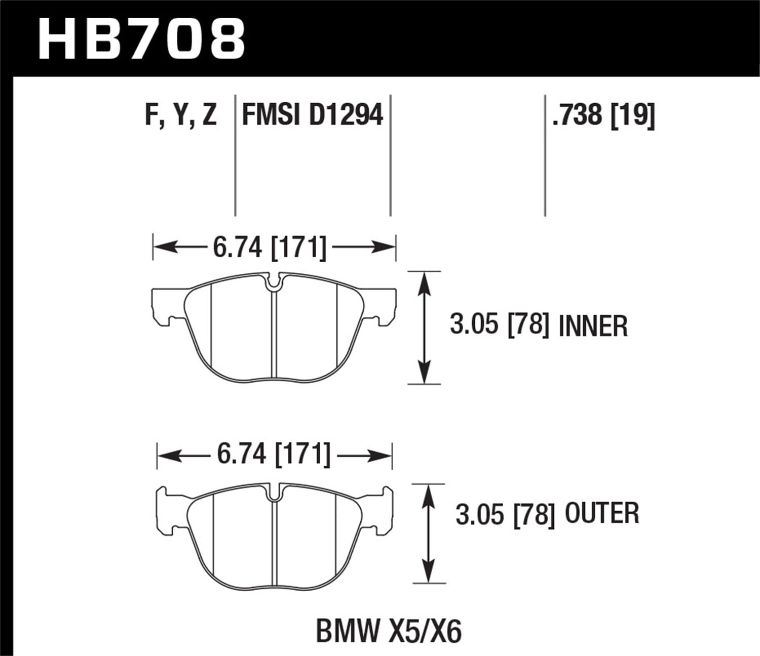 HPS 5.0 Disc Brake Pad