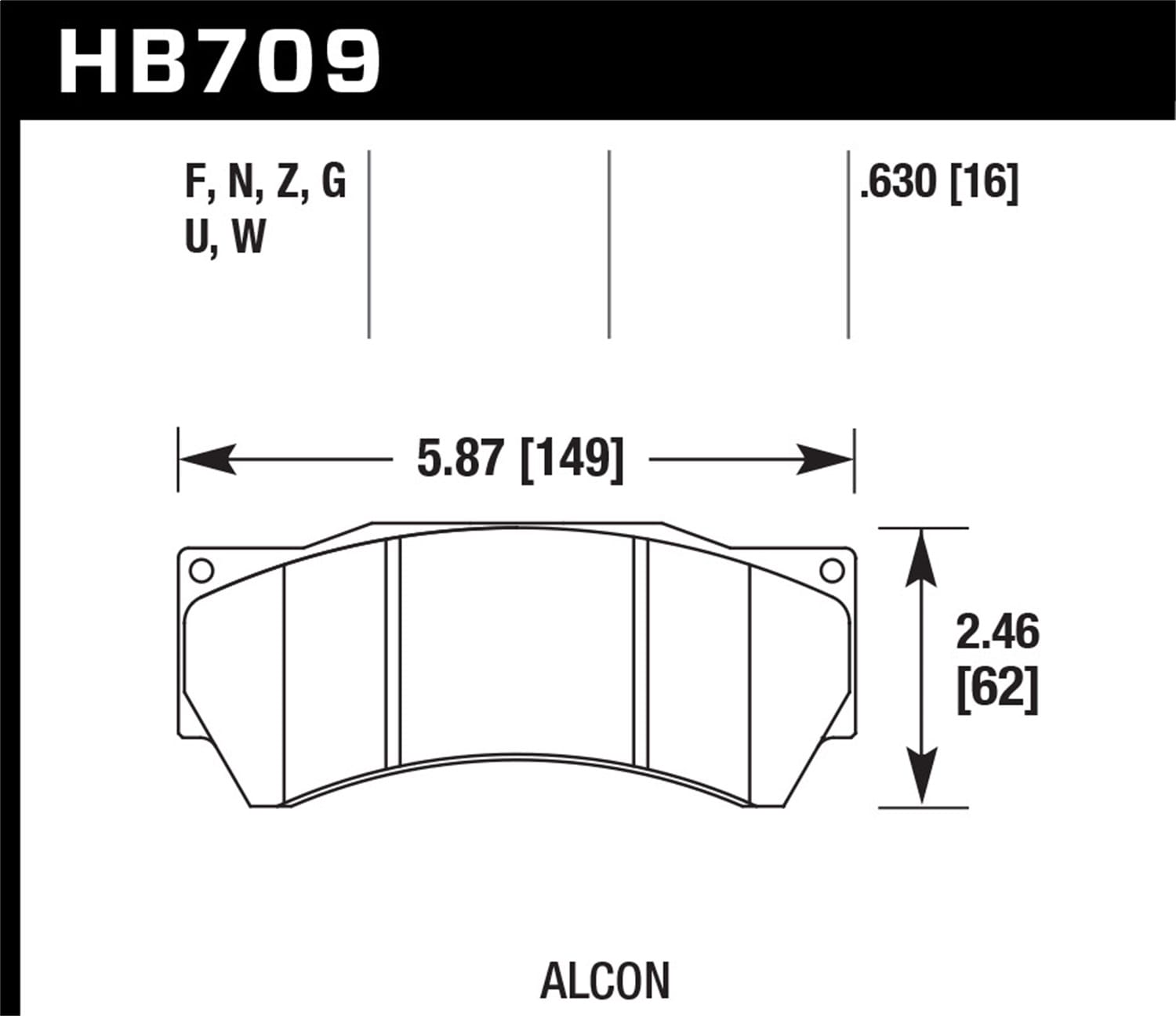 HPS 5.0 Disc Brake Pad