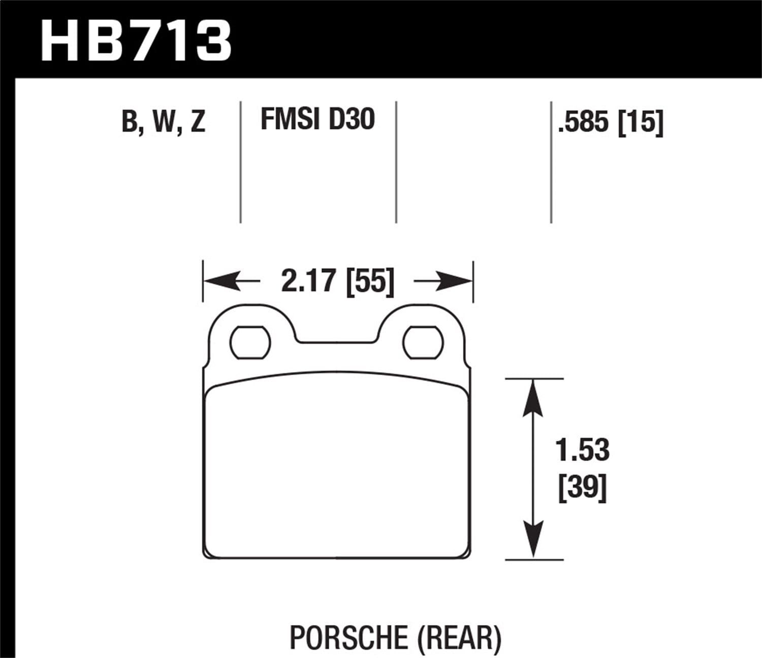HPS 5.0 Disc Brake Pad