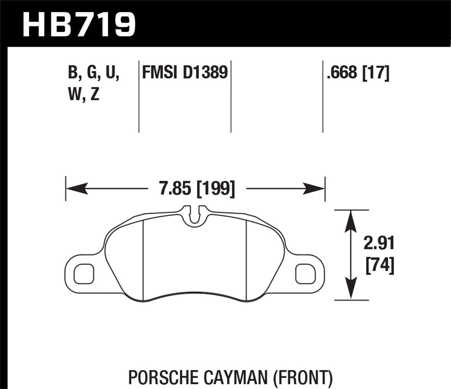 HPS 5.0 Disc Brake Pad