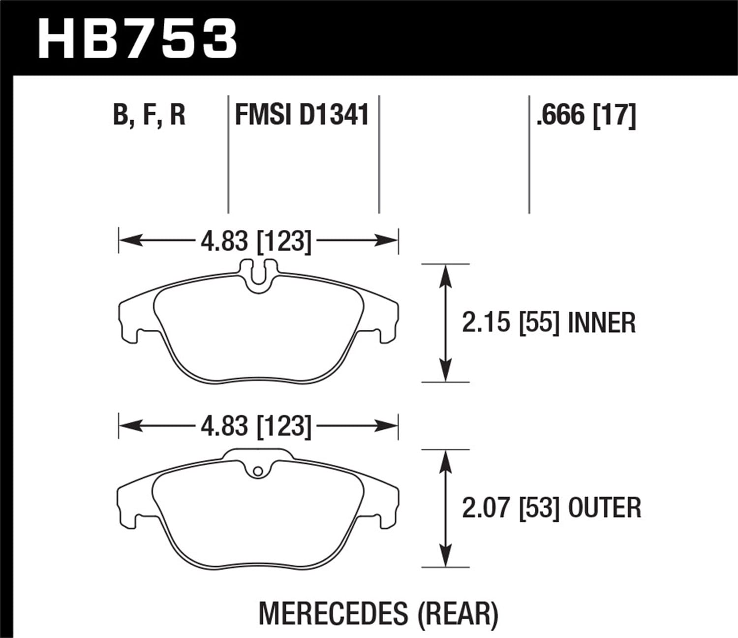 HPS 5.0 Disc Brake Pad