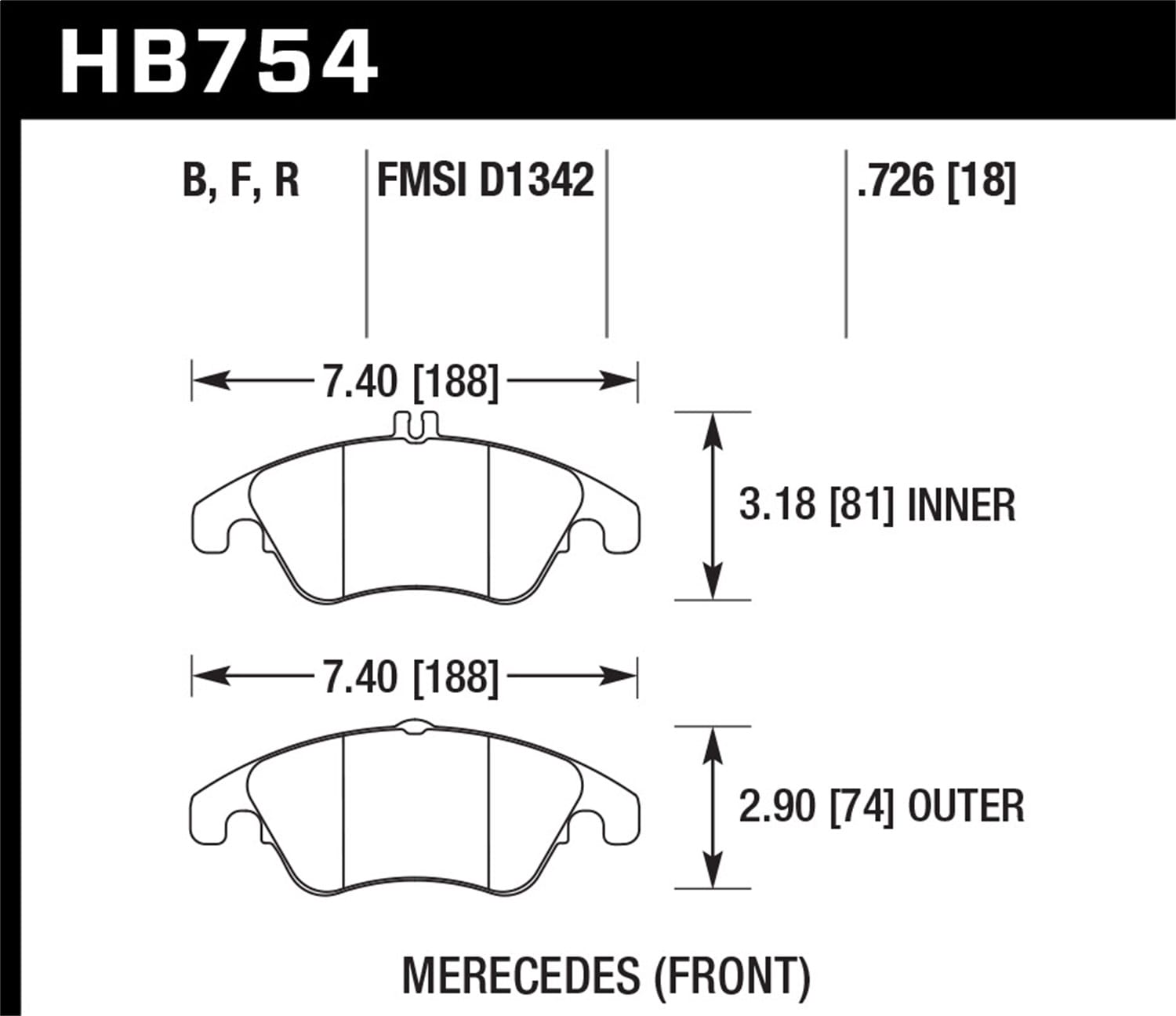 HPS 5.0 Disc Brake Pad