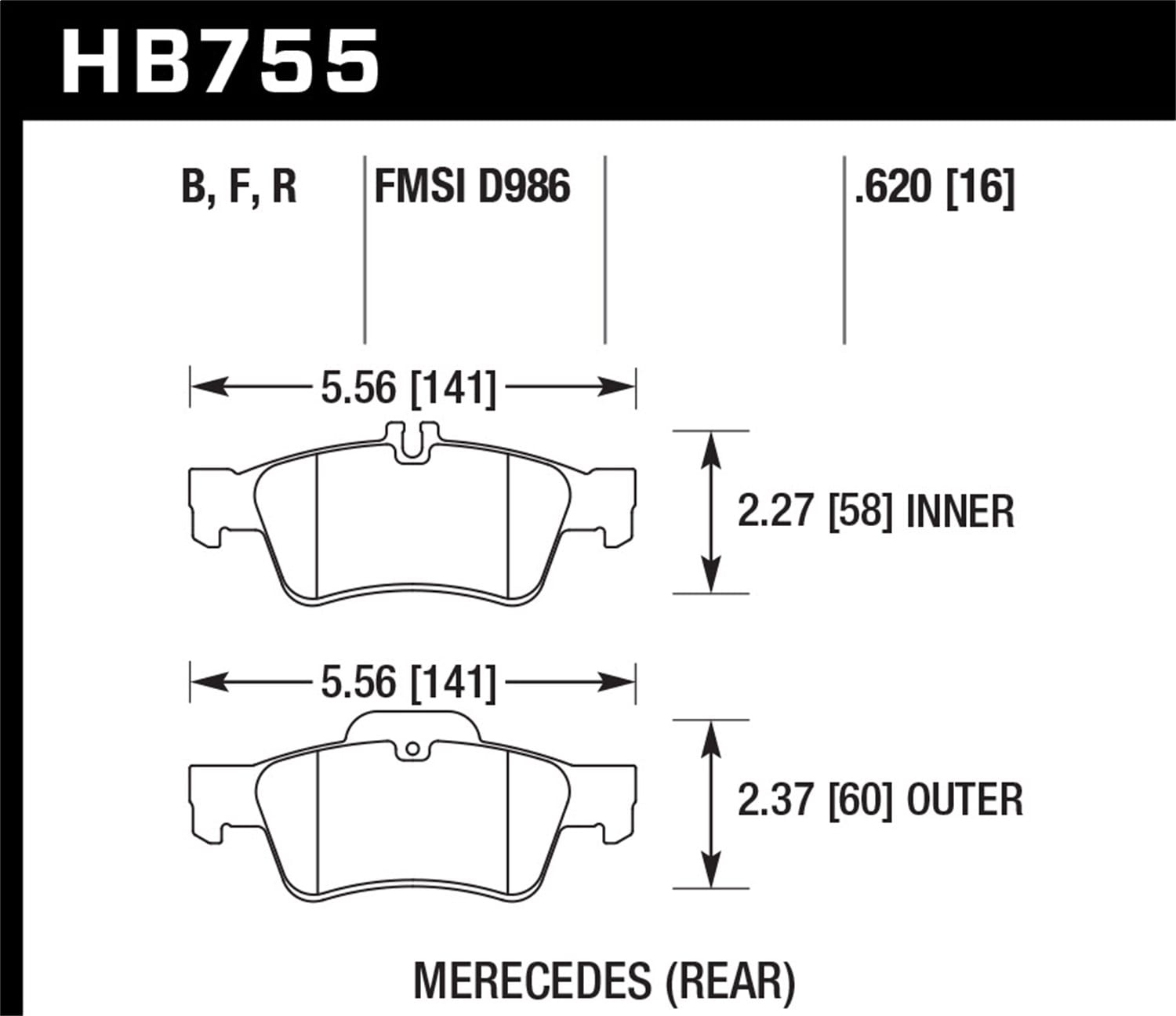 HPS 5.0 Disc Brake Pad