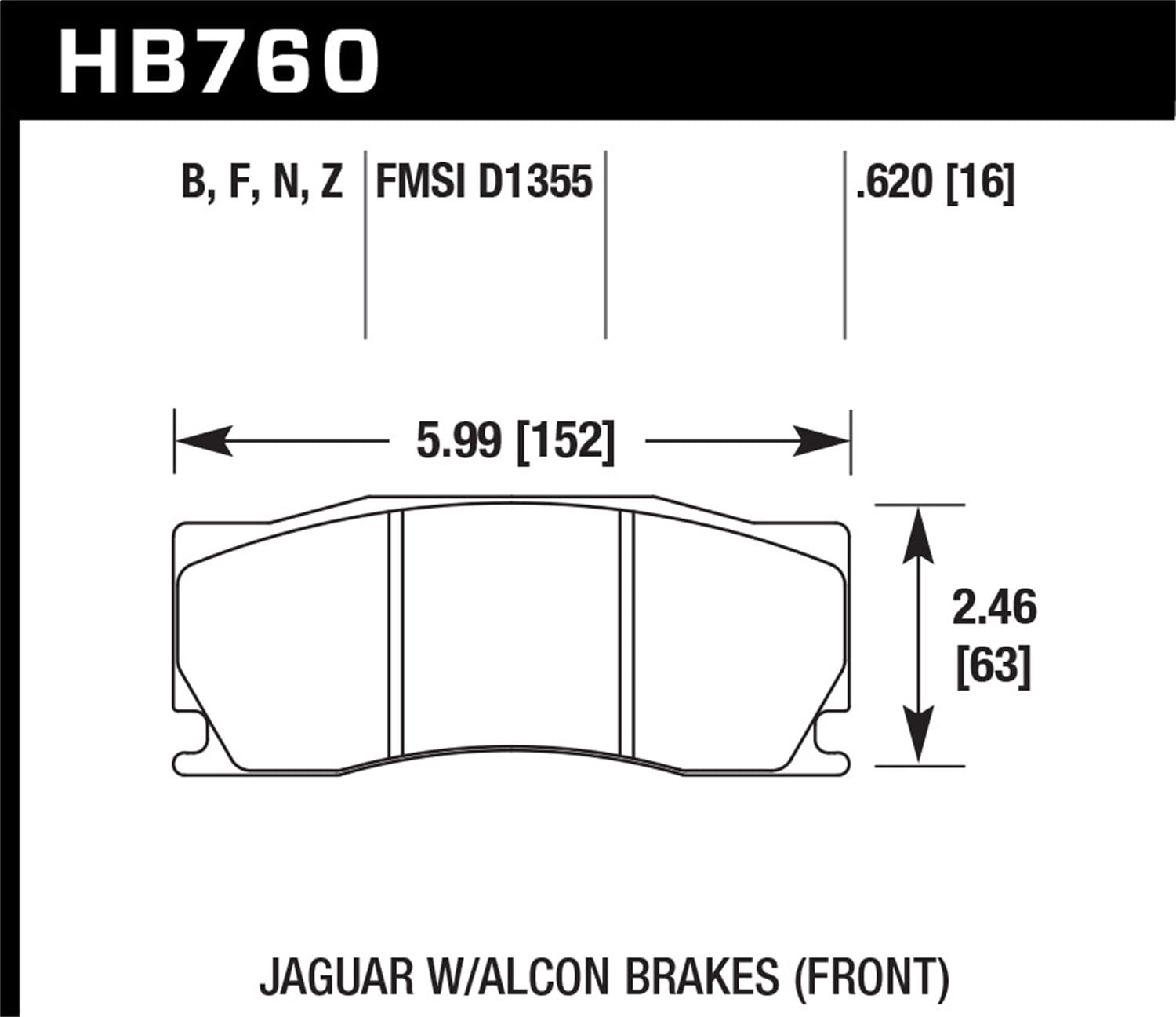 HPS 5.0 Disc Brake Pad