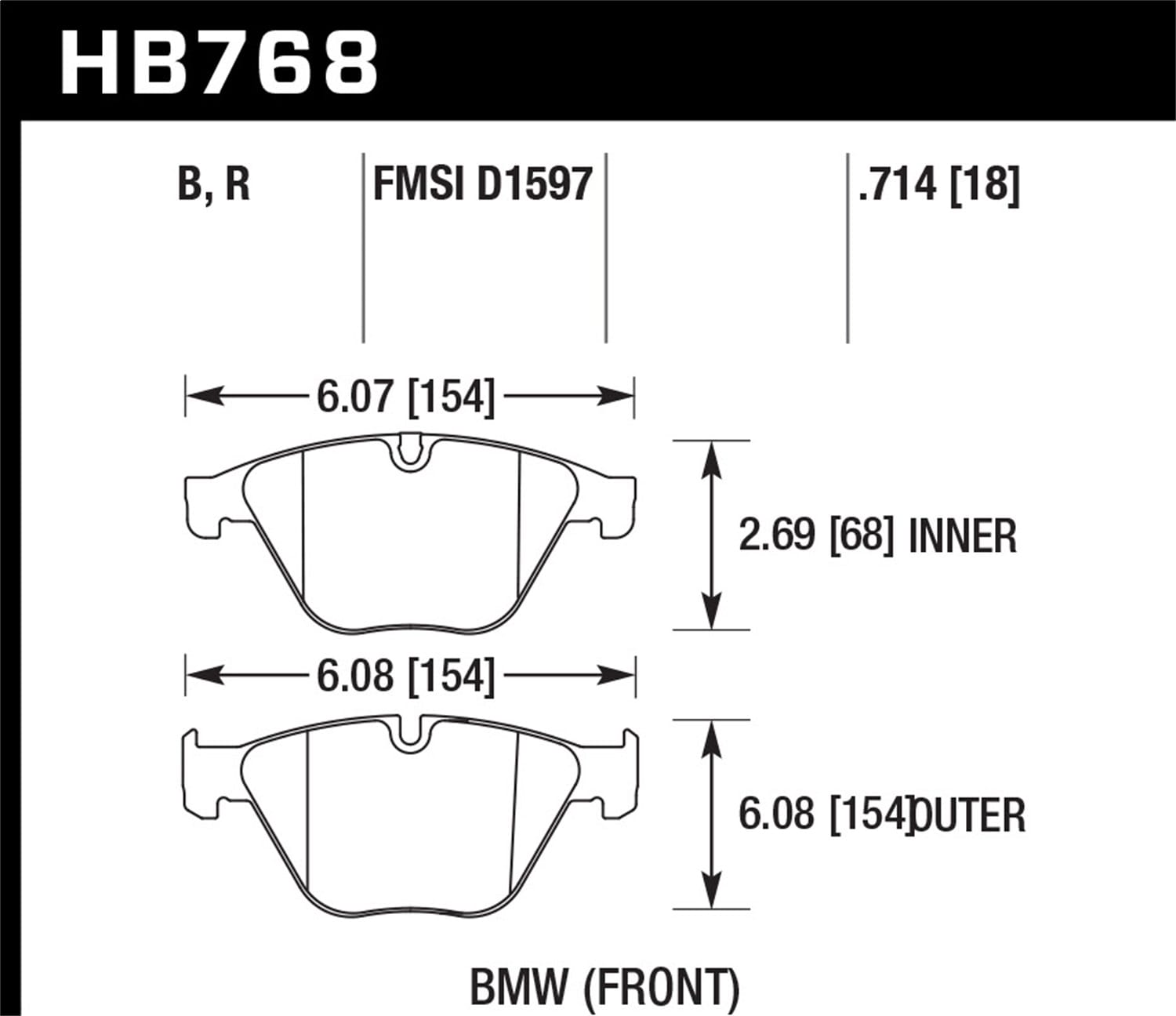 HPS 5.0 Disc Brake Pad