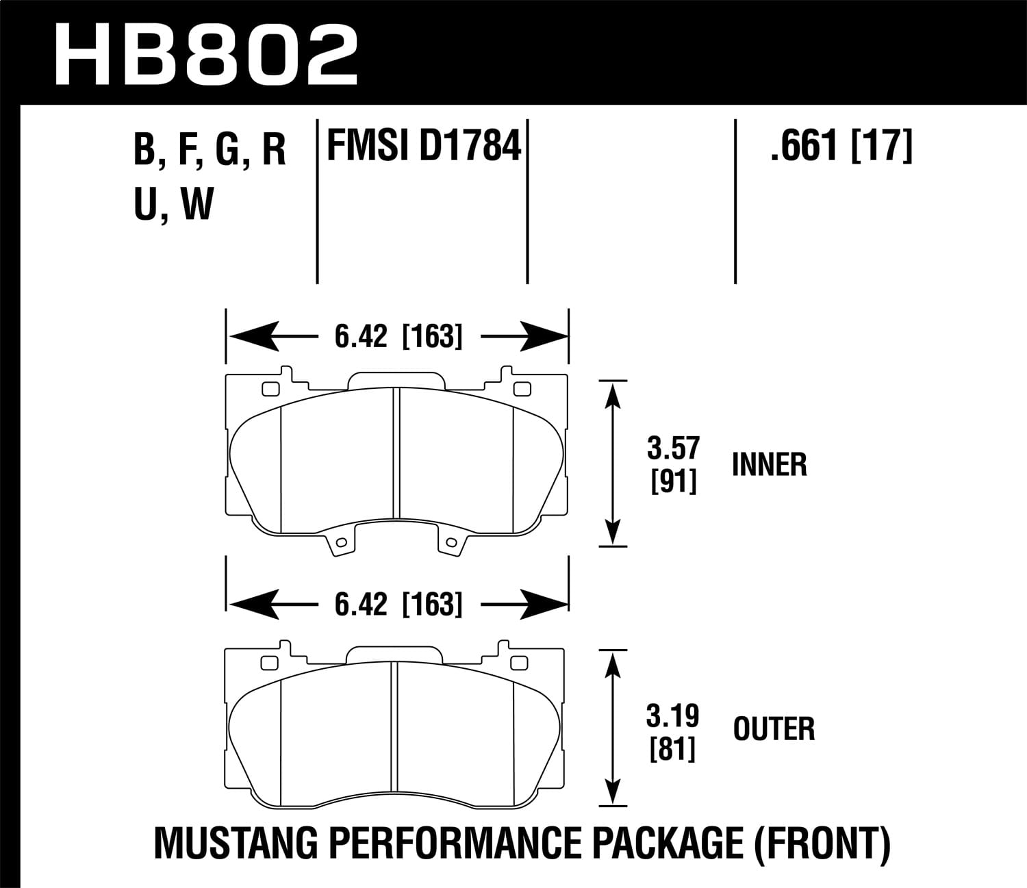 HPS 5.0 Disc Brake Pad