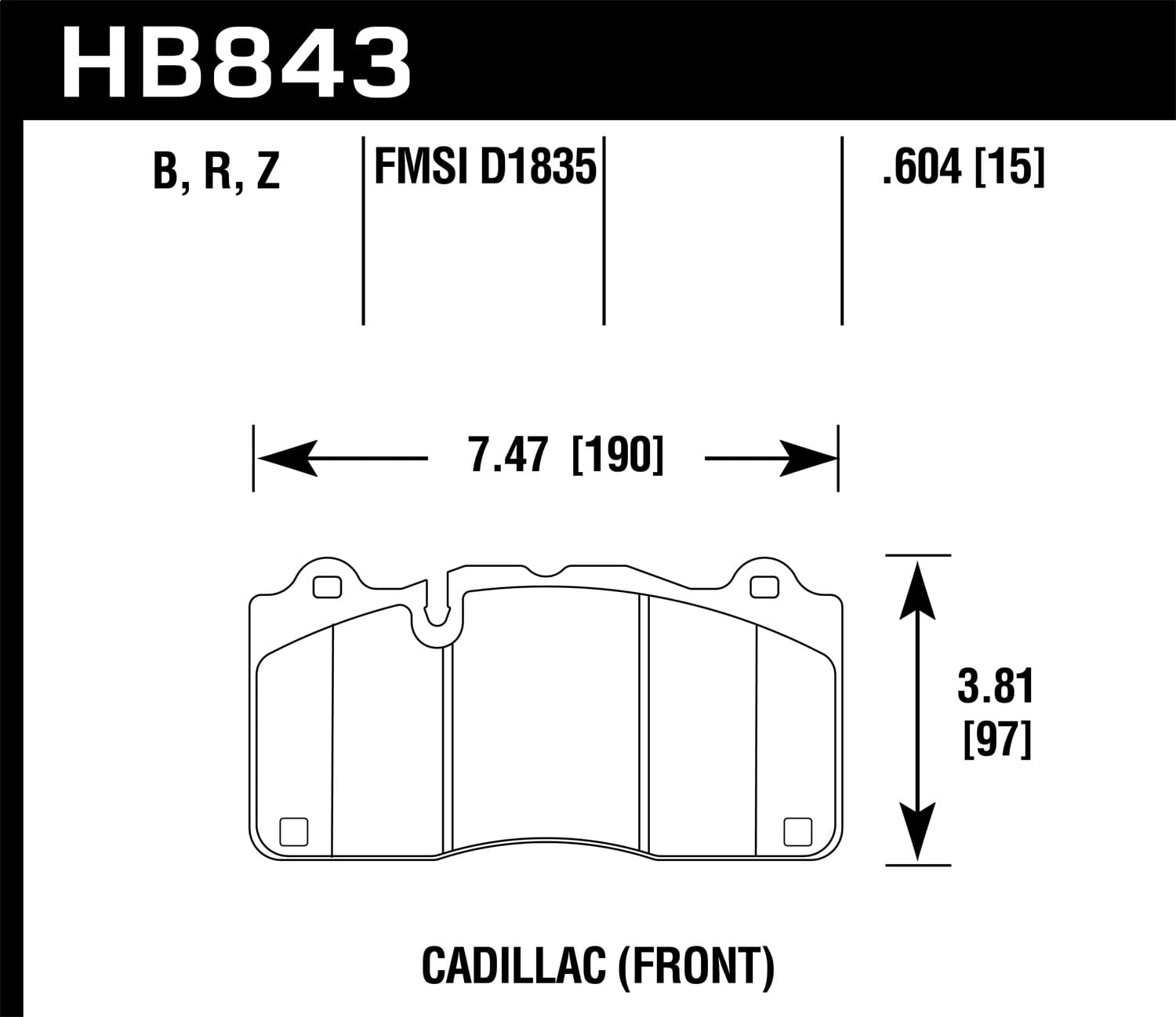 HPS 5.0 Disc Brake Pad