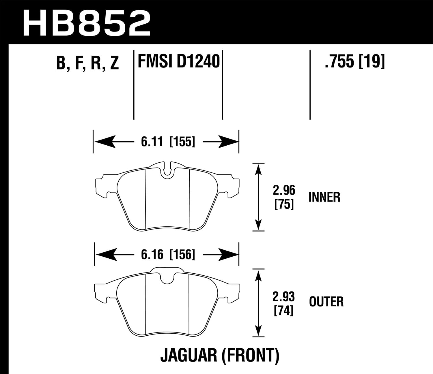 HPS 5.0 Disc Brake Pad