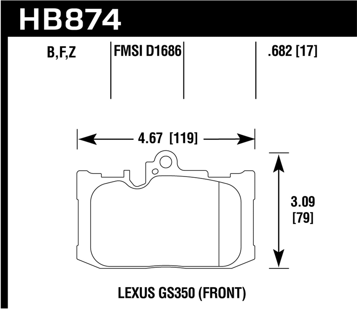 HPS 5.0 Disc Brake Pad