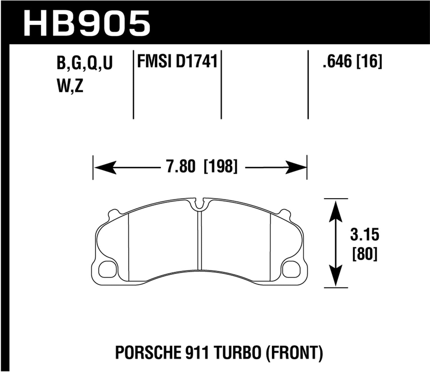HPS 5.0 Disc Brake Pad