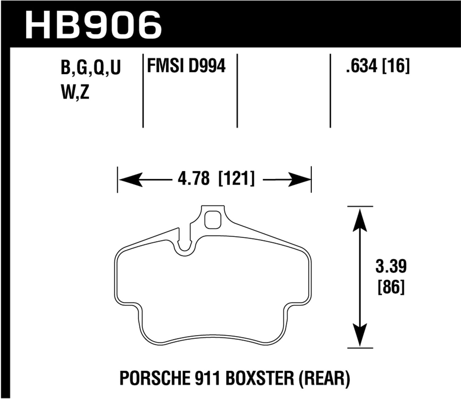 HPS 5.0 Disc Brake Pad