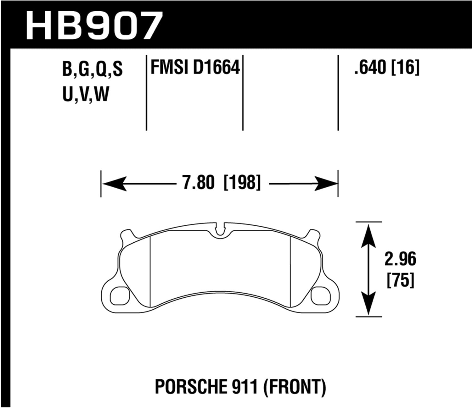 HPS 5.0 Disc Brake Pad